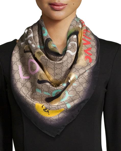 cheap gucci scarf womens|authentic gucci scarf.